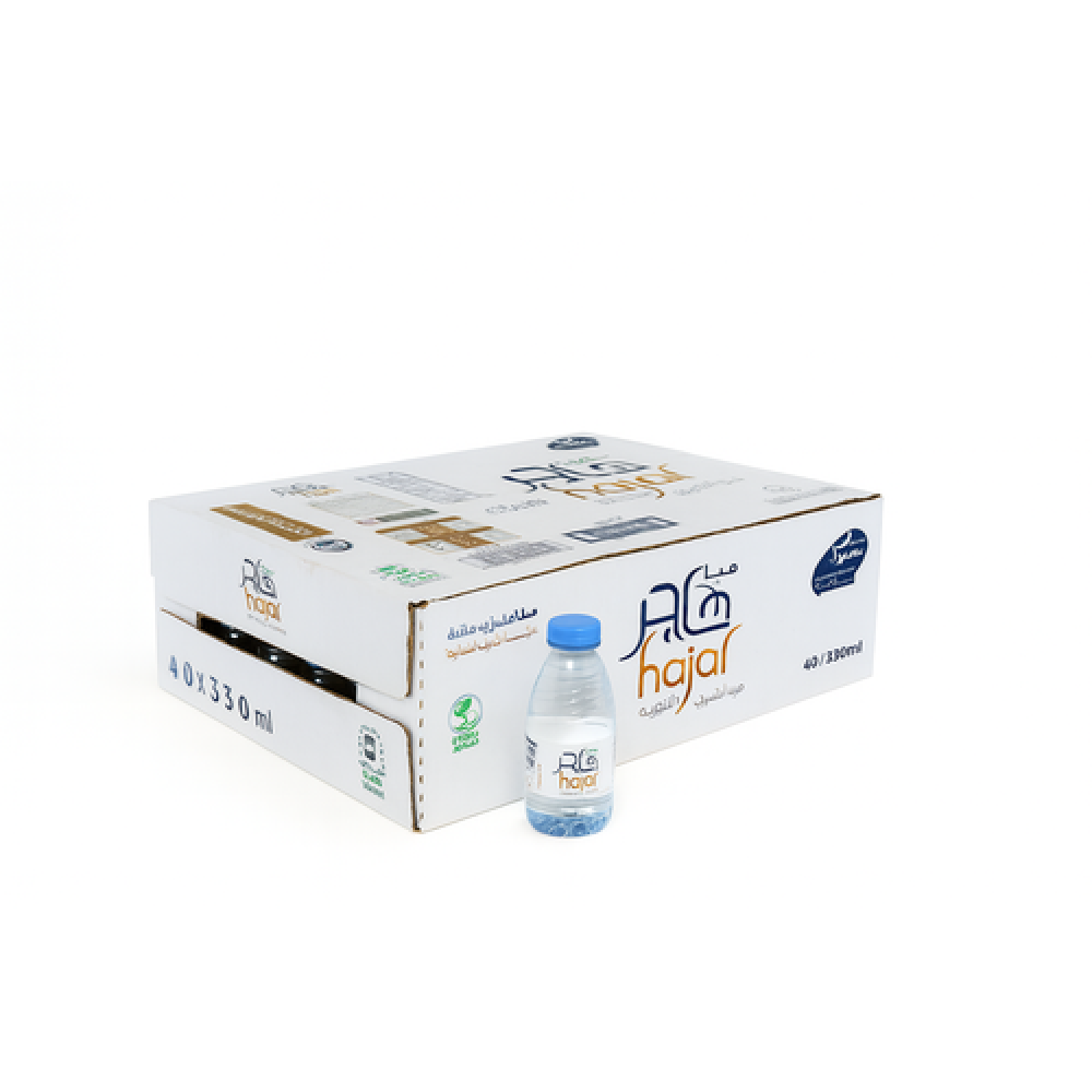مياه هاجر 330 مل – كرتون 40 عبوة